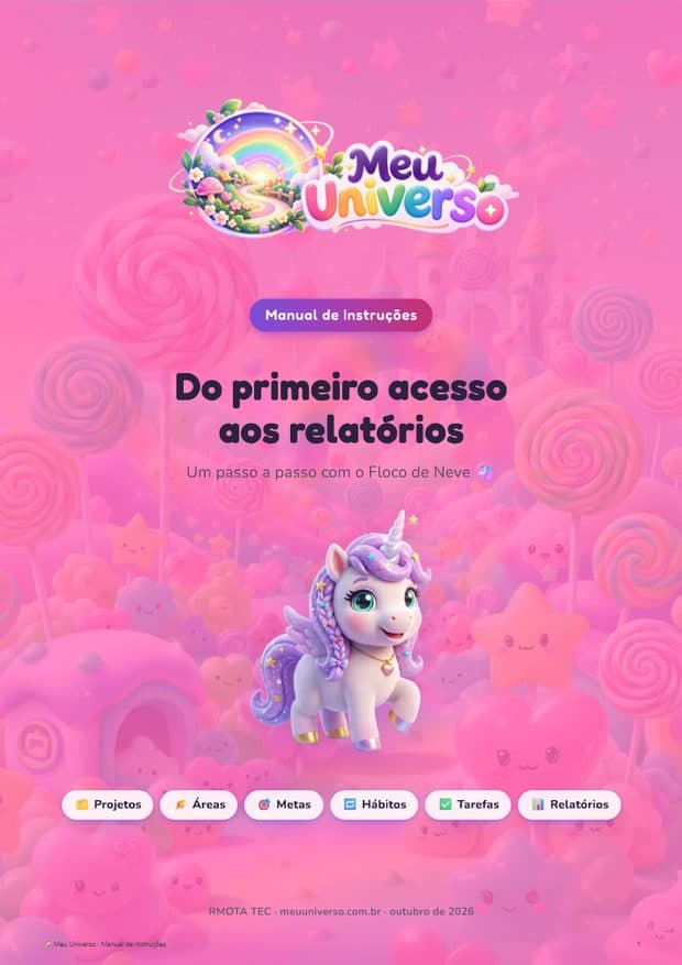 Capa do manual do Meu Universo
